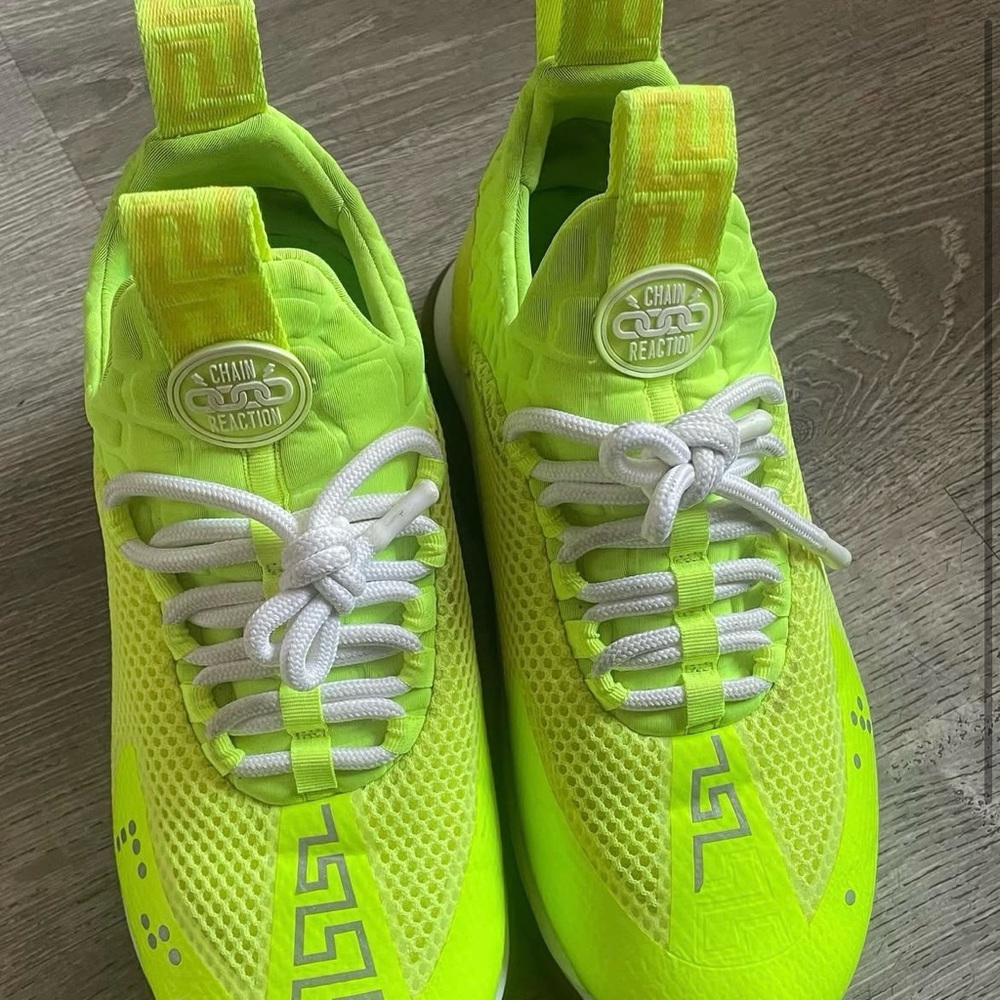 Versace Neon Green Sneakers